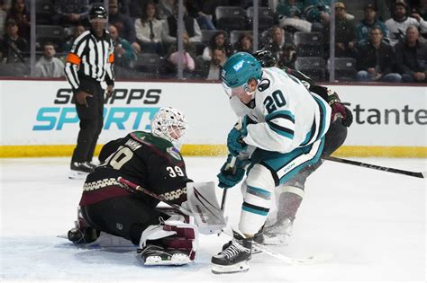 Ingram makes 21 saves for 3rd shutout, Maccelli scores in Coyotes’ 1-0 victory over Sharks